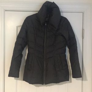 Grey Andrew Marc down winter jacket
